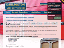 Tablet Screenshot of darlingtondoorservices.co.uk